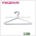 Wholesale lighting and rust-proof chrome plated metal shirt hanger